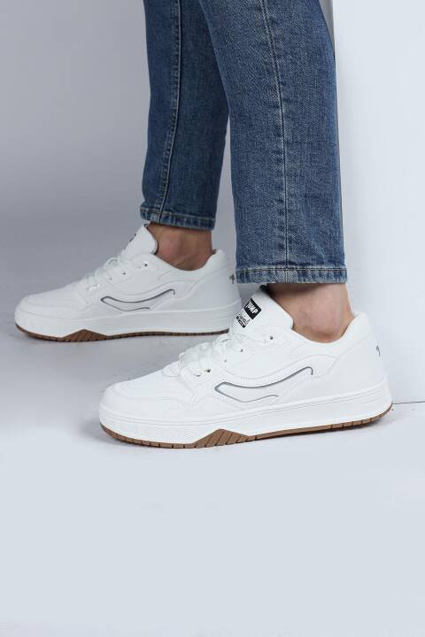 28520 Beyaz Erkek Sneaker Günlük Spor Ayakkabı - 4