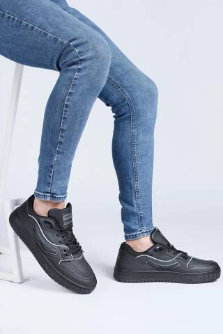28520 Siyah Erkek Sneaker Günlük Spor Ayakkabı - Jump (1)