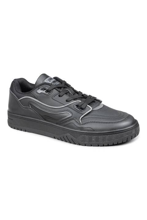 28520 Siyah Erkek Sneaker Günlük Spor Ayakkabı - 6