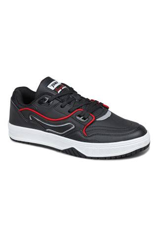 28520 Siyah - Beyaz Erkek Sneaker Günlük Spor Ayakkabı - 7
