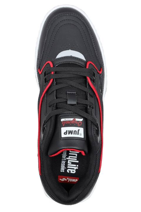 28520 Siyah - Beyaz Erkek Sneaker Günlük Spor Ayakkabı - 8