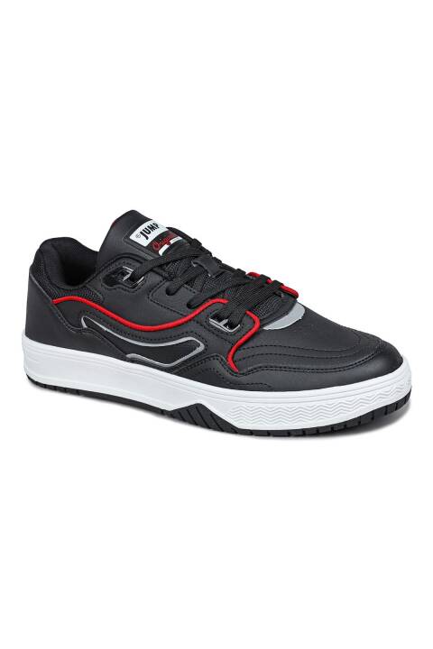28520 Siyah - Beyaz Erkek Sneaker Günlük Spor Ayakkabı - 7