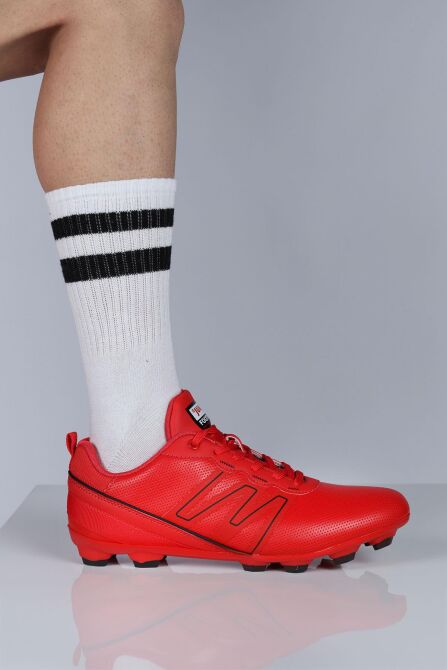 28524 Kırmızı Çim Halı Saha Krampon Futbol Ayakkabısı - 4