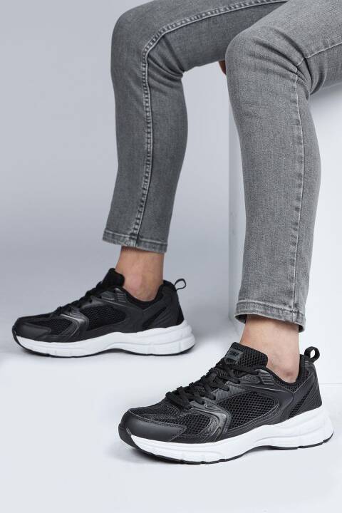 28627 Siyah Erkek Sneaker Günlük Spor Ayakkabı - 3