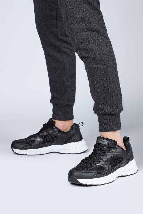 28627 Siyah Erkek Sneaker Günlük Spor Ayakkabı - 4