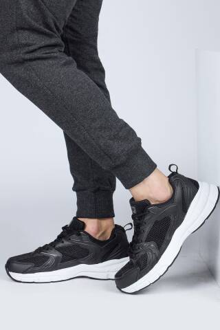 28627 Siyah Erkek Sneaker Günlük Spor Ayakkabı - 5