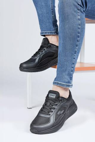 28629 Siyah Erkek Sneaker Günlük Spor Ayakkabı - 4