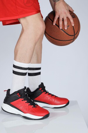 28652 Kırmızı - Siyah Erkek Basketbol Spor Ayakkabısı - 2