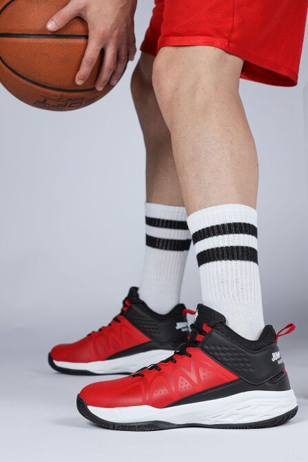 28652 Kırmızı - Siyah Erkek Basketbol Spor Ayakkabısı - 3
