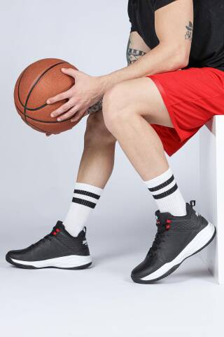 28652 Siyah Erkek Basketbol Spor Ayakkabısı - 4