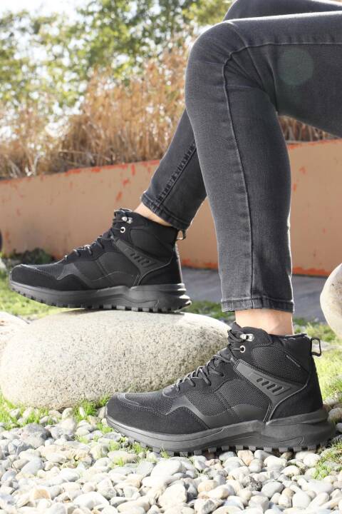 28655 Siyah Erkek Su Geçirmez Outdoor Bot Spor Ayakkabı - 2