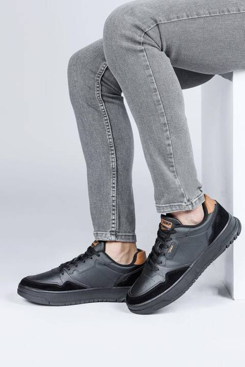 28662 Siyah Erkek Sneaker Günlük Spor Ayakkabı - 4