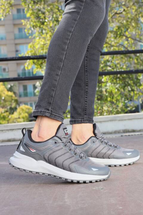 28679 Gri Erkek Su Geçirmez Outdoor Spor Ayakkabı - 2