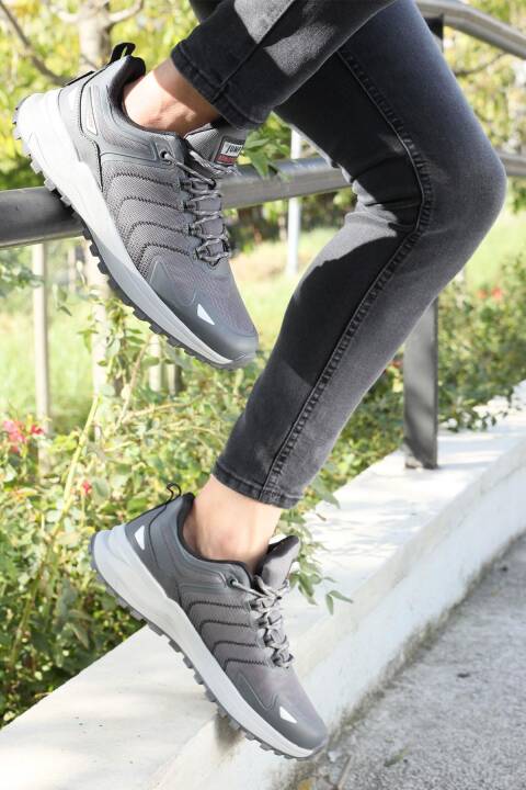 28679 Gri Erkek Su Geçirmez Outdoor Spor Ayakkabı - 3