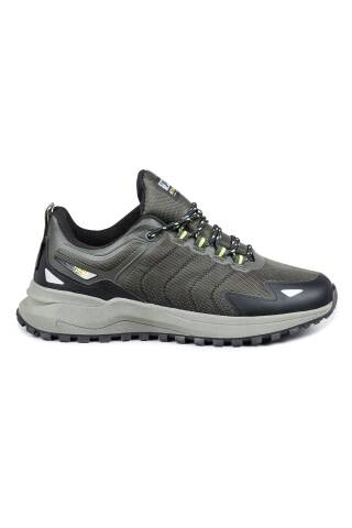 28679 Haki - Siyah Erkek Su Geçirmez Outdoor Spor Ayakkabı - Jump
