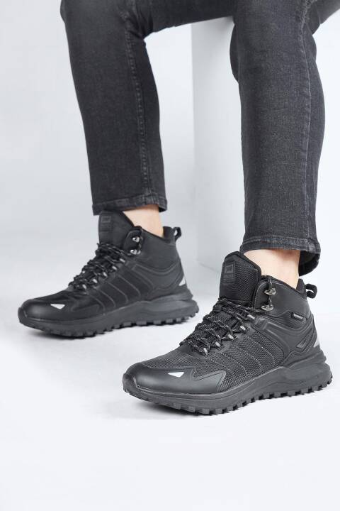28680 Siyah Erkek Su Geçirmez Outdoor Bot Spor Ayakkabı - 3