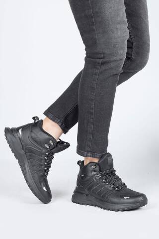 28680 Siyah Erkek Su Geçirmez Outdoor Bot Spor Ayakkabı - 5