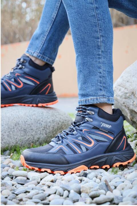28682 Lacivert - Siyah Erkek Su Geçirmez Outdoor Bot Spor Ayakkabı - 2