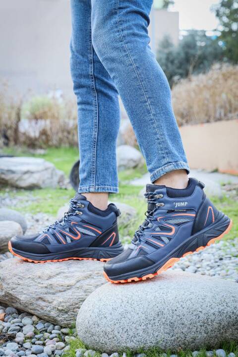 28682 Lacivert - Siyah Erkek Su Geçirmez Outdoor Bot Spor Ayakkabı - 3