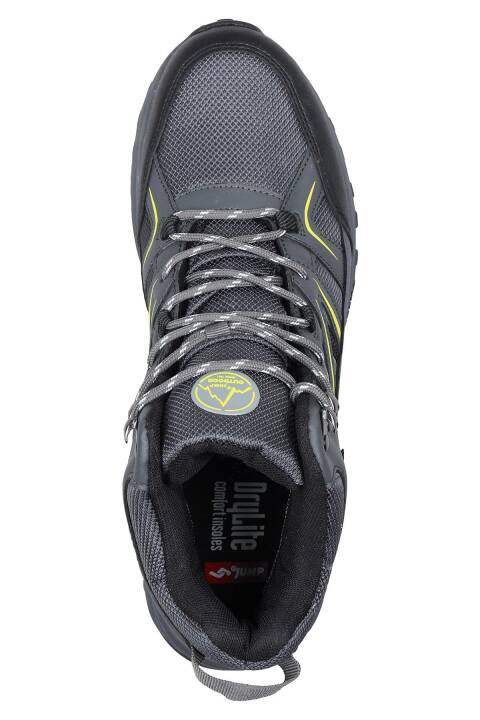 28682 Siyah - Yeşil Erkek Su Geçirmez Outdoor Bot Spor Ayakkabı - 7