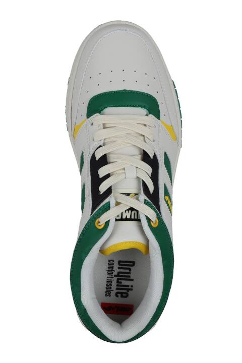 28693 Beyaz - Yeşil Erkek Sneaker Günlük Spor Ayakkabı - 8