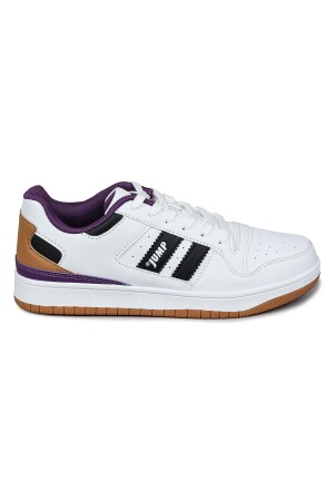 28709 Beyaz - Siyah Kadın Sneaker Günlük Spor Ayakkabı 