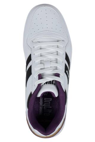 28709 Beyaz - Siyah Kadın Sneaker Günlük Spor Ayakkabı - 9