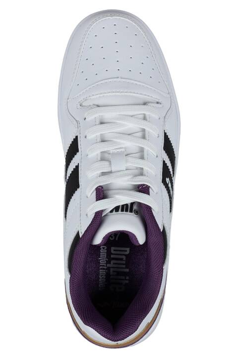 28709 Beyaz - Siyah Kadın Sneaker Günlük Spor Ayakkabı - 9
