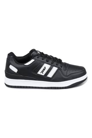 28709 Siyah - Beyaz Kadın Sneaker Günlük Spor Ayakkabı 