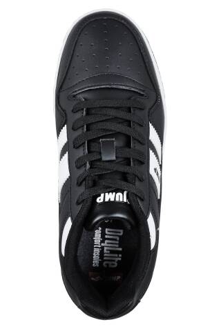 28709 Siyah - Beyaz Kadın Sneaker Günlük Spor Ayakkabı - 4