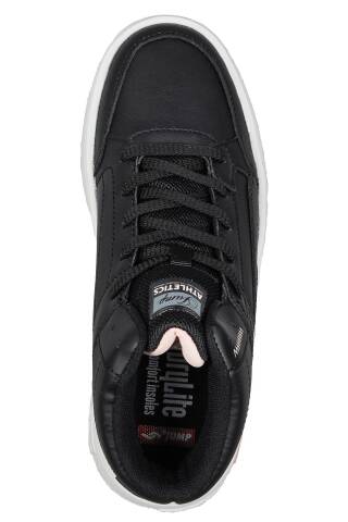 28756 Yüksek Bilekli Siyah Kadın Sneaker Günlük Spor Ayakkabı - 7