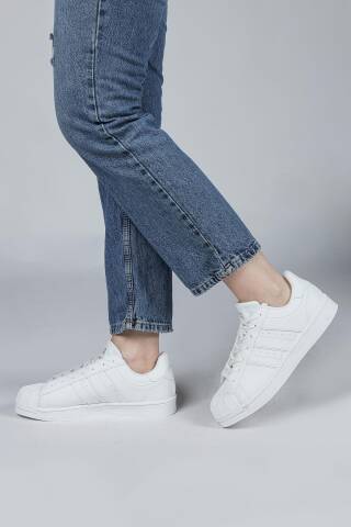 28787 Beyaz Kadın Sneaker Günlük Spor Ayakkabı - Jump (1)