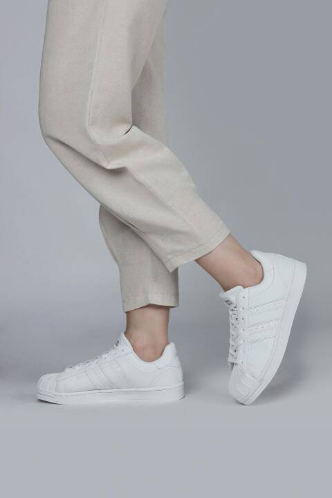 28787 Beyaz Kadın Sneaker Günlük Spor Ayakkabı - 5
