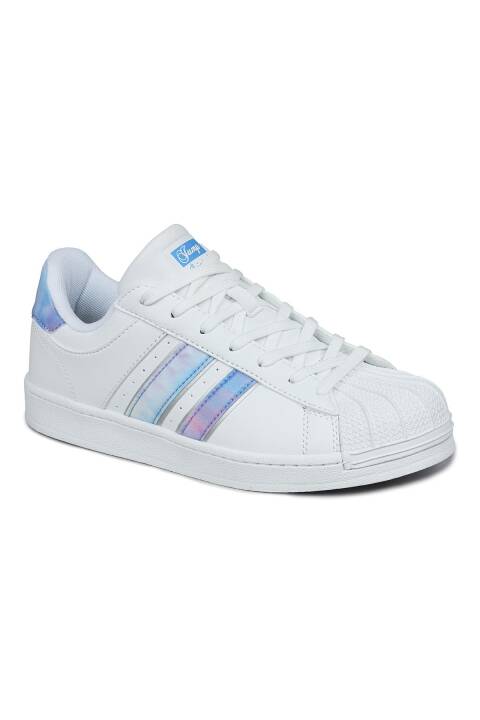 28787 Beyaz Kadın Sneaker Günlük Spor Ayakkabı - 6