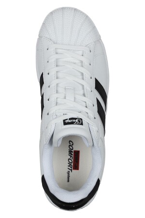 28787 Beyaz - Siyah Kadın Sneaker Günlük Spor Ayakkabı - 7