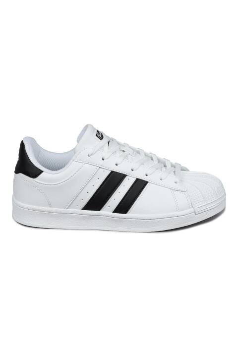 28787 Beyaz - Siyah Kadın Sneaker Günlük Spor Ayakkabı - 1