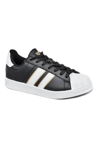28787 Siyah - Beyaz Kadın Sneaker Günlük Spor Ayakkabı - 6