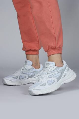 28790 Beyaz Kadın Sneaker Günlük Spor Ayakkabı - Jump (1)