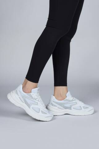 28790 Beyaz Kadın Sneaker Günlük Spor Ayakkabı - 4