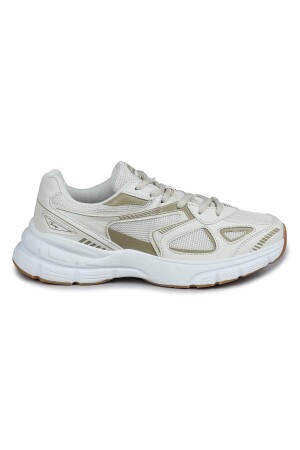 28790 Bej Kadın Sneaker Günlük Spor Ayakkabı - 1