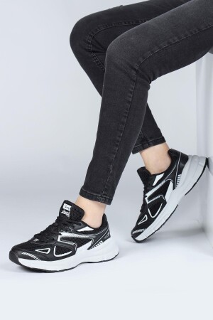 28790 Siyah Kadın Sneaker Günlük Spor Ayakkabı - 3