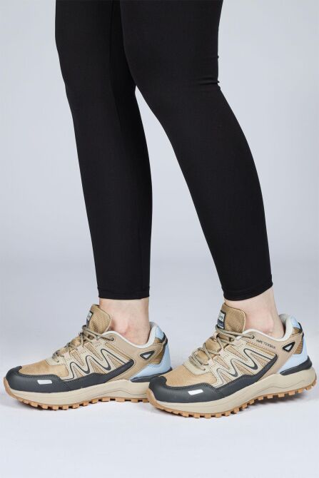 28792 Bej - Gri Kadın Outdoor Spor Ayakkabı - 3