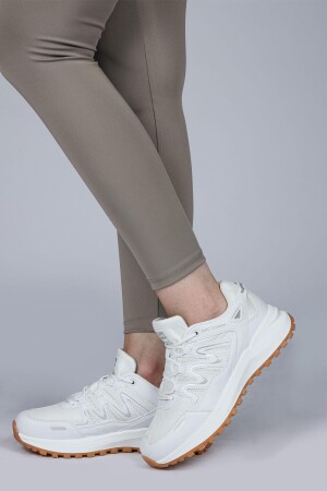 28792 Beyaz Kadın Outdoor Spor Ayakkabı - 5