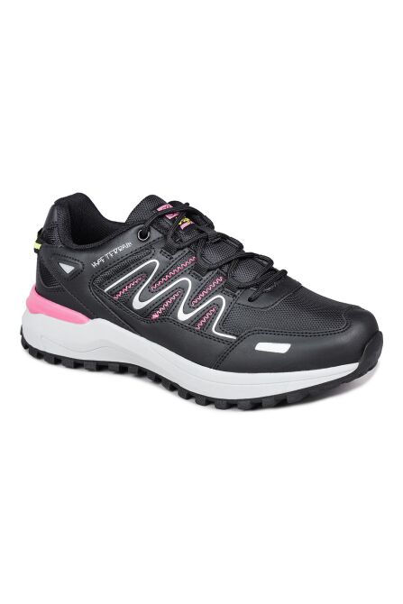 28792 Siyah - Fuşya Kadın Outdoor Spor Ayakkabı - 6