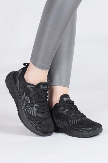 29038 Siyah Kadın Sneaker Günlük Spor Ayakkabı - 2
