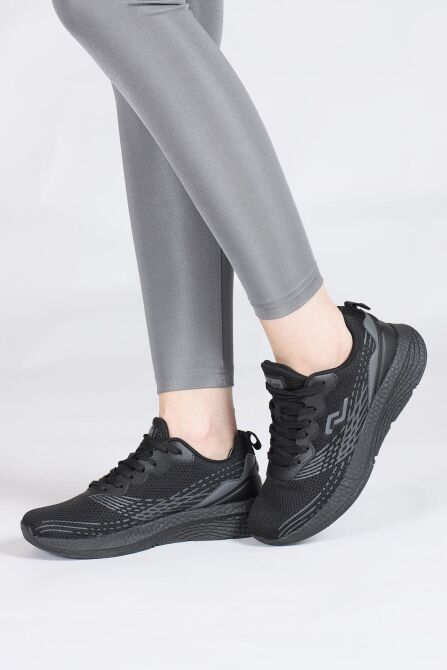 29038 Siyah Kadın Sneaker Günlük Spor Ayakkabı - 4