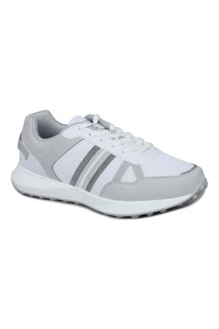 29052 Beyaz - Gri Erkek Sneaker Günlük Spor Ayakkabı - 7