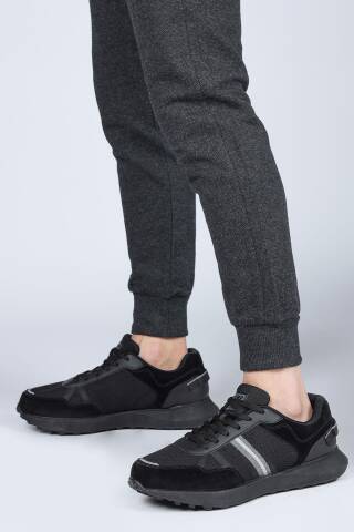 29052 Siyah Erkek Sneaker Günlük Spor Ayakkabı - 3