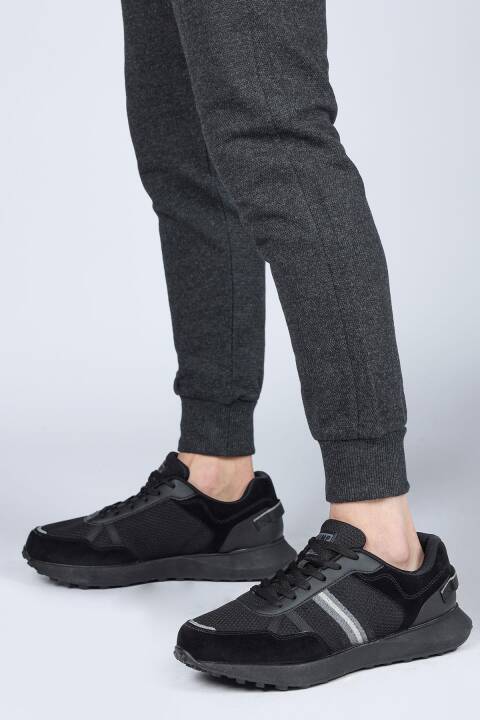 29052 Siyah Erkek Sneaker Günlük Spor Ayakkabı - 3