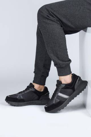 29052 Siyah Erkek Sneaker Günlük Spor Ayakkabı - 4